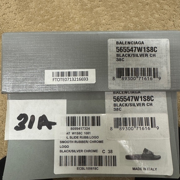 Balenciaga Women’s Slides size 8 - Picture 6 of 6